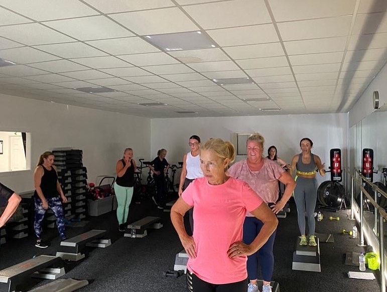 Circuit class in progress at Body & Soul Gym studio